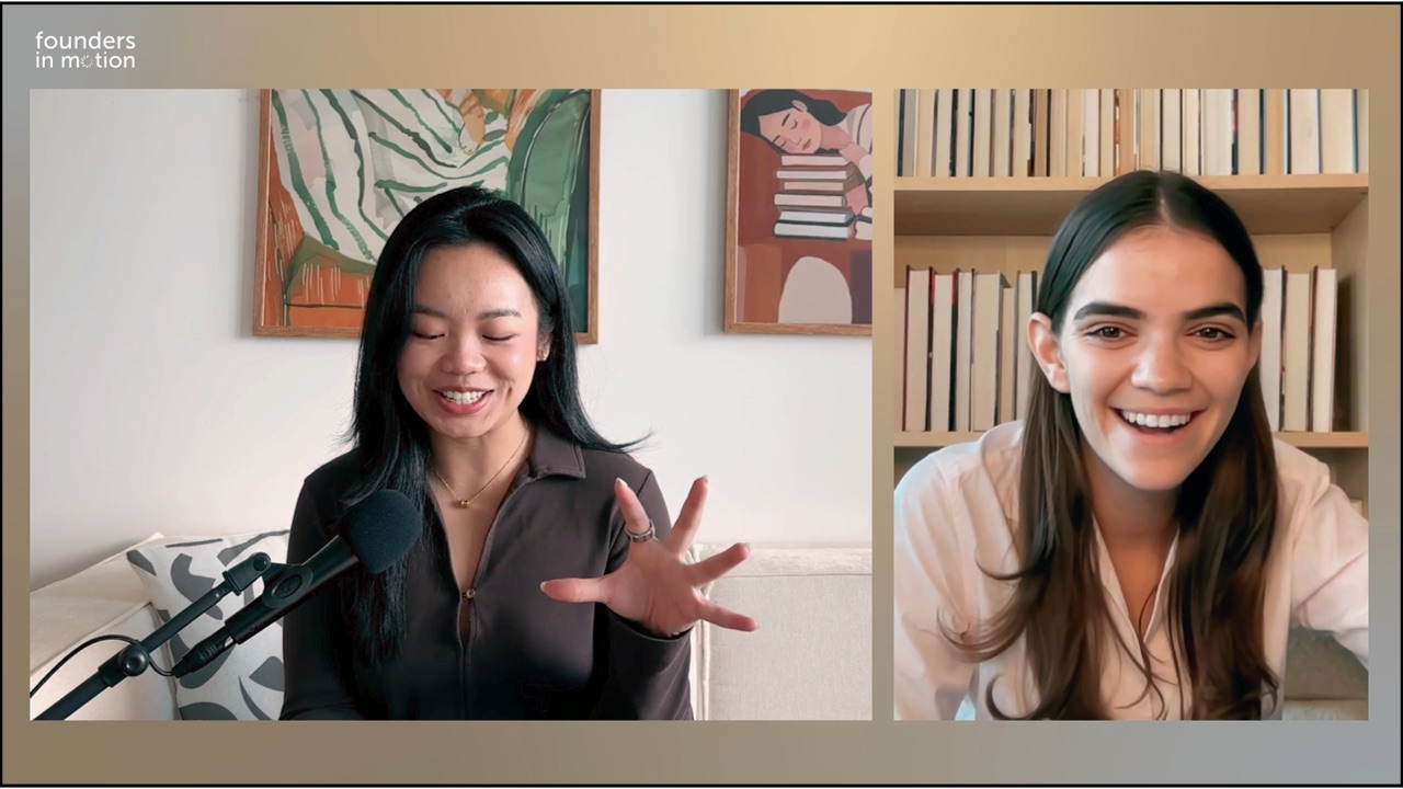 Founders In Motion — Thea Ngo in a recording session